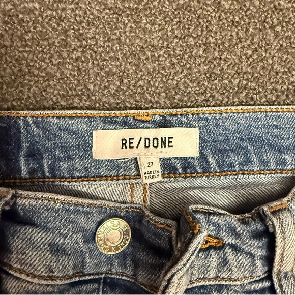 RE/DONE 90s High Rise Ankle Crop in Mid 90s - Picture 13 of 14